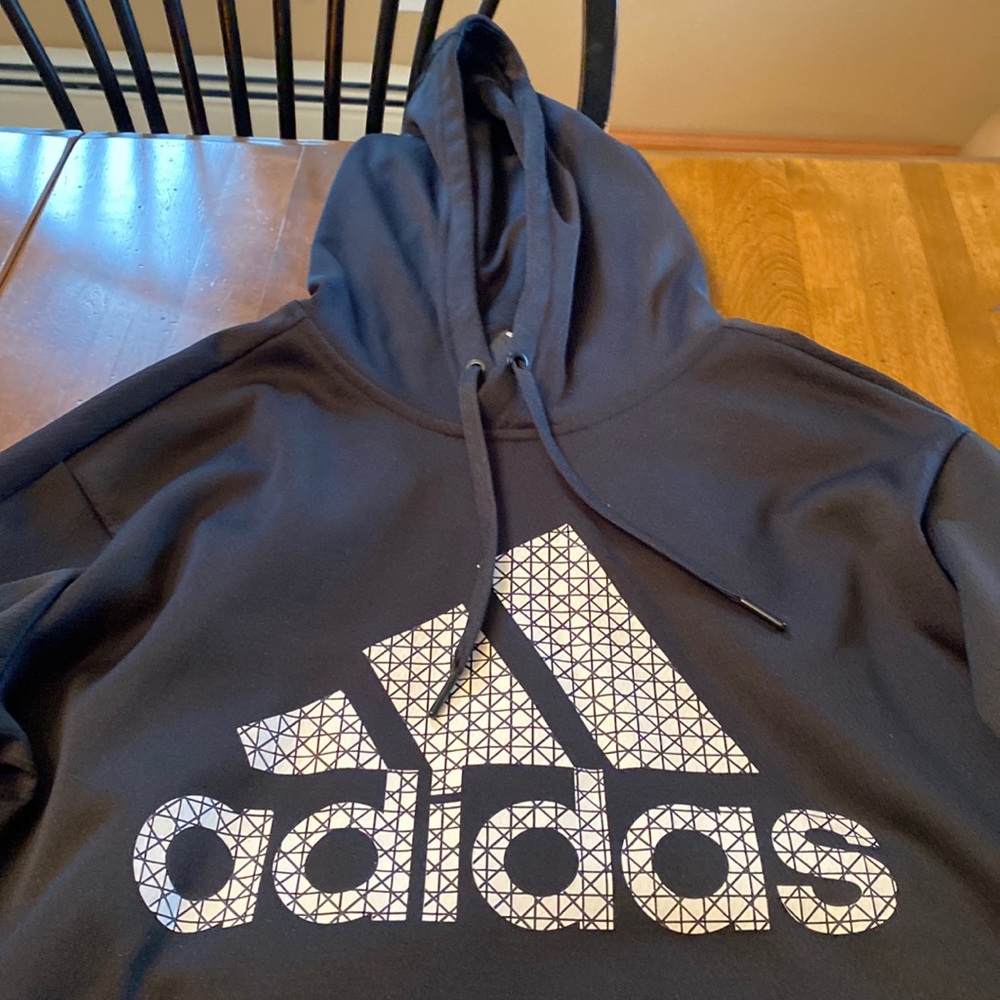 Men’s Large, like new Adidas hooded sweatshirt.